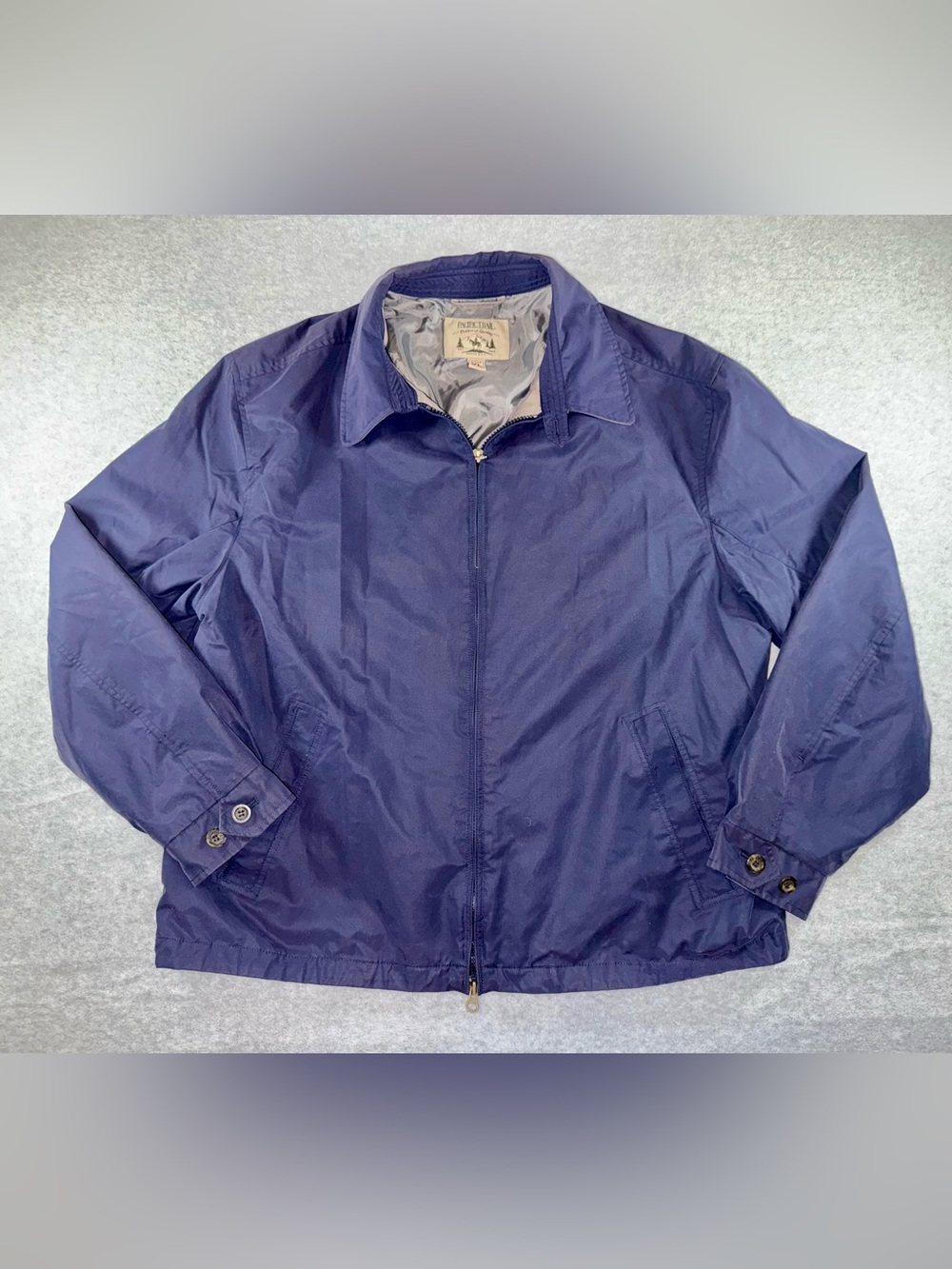 Pacific Trail Men's Navy Zip Lightweight Jacket